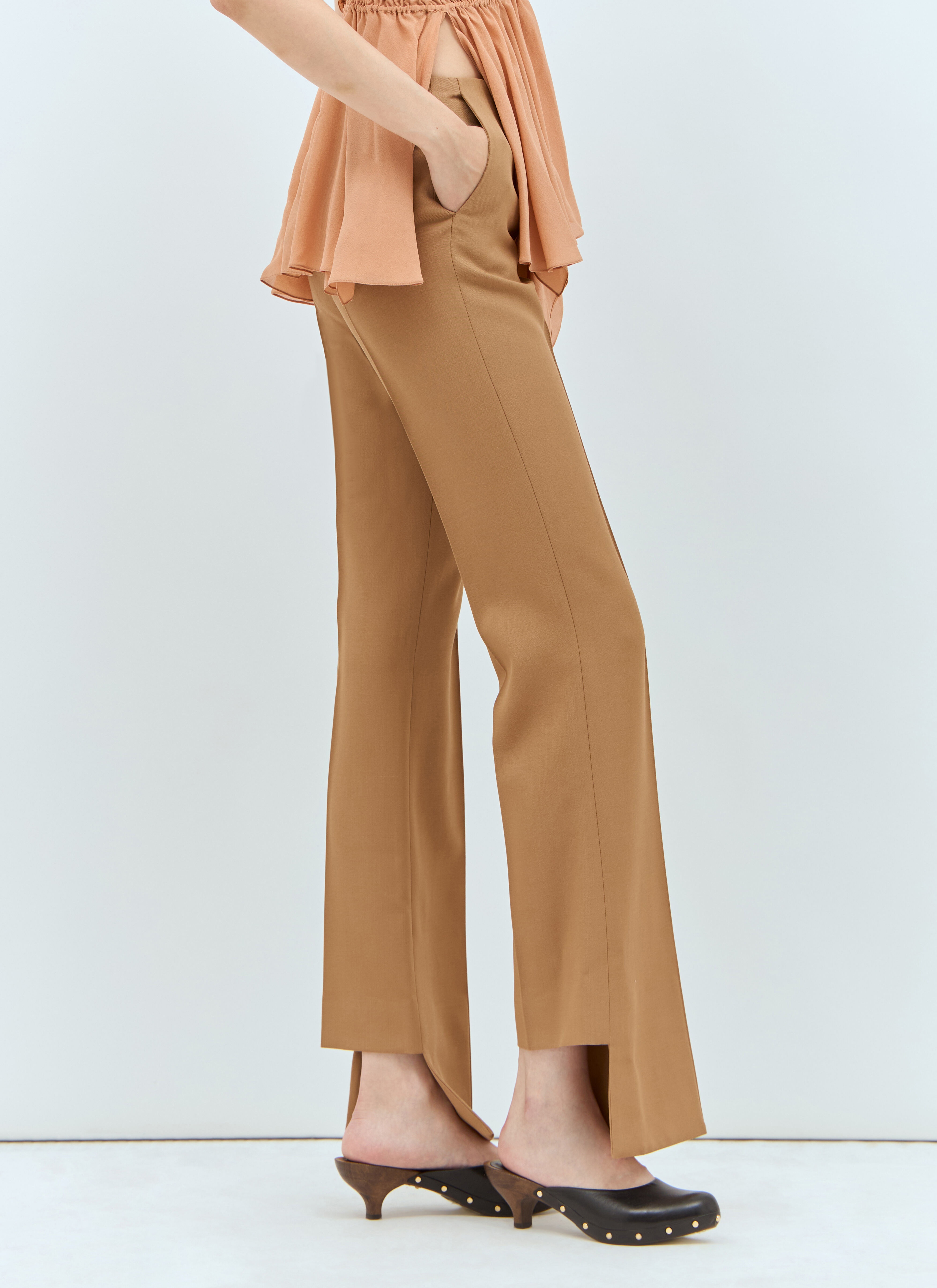 Boken-Heel Slim Pants - 2
