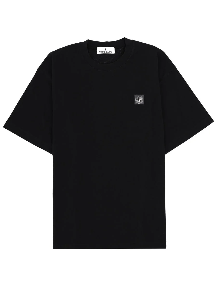 Stone Island Men T-Shirt With Logo Patch - 1
