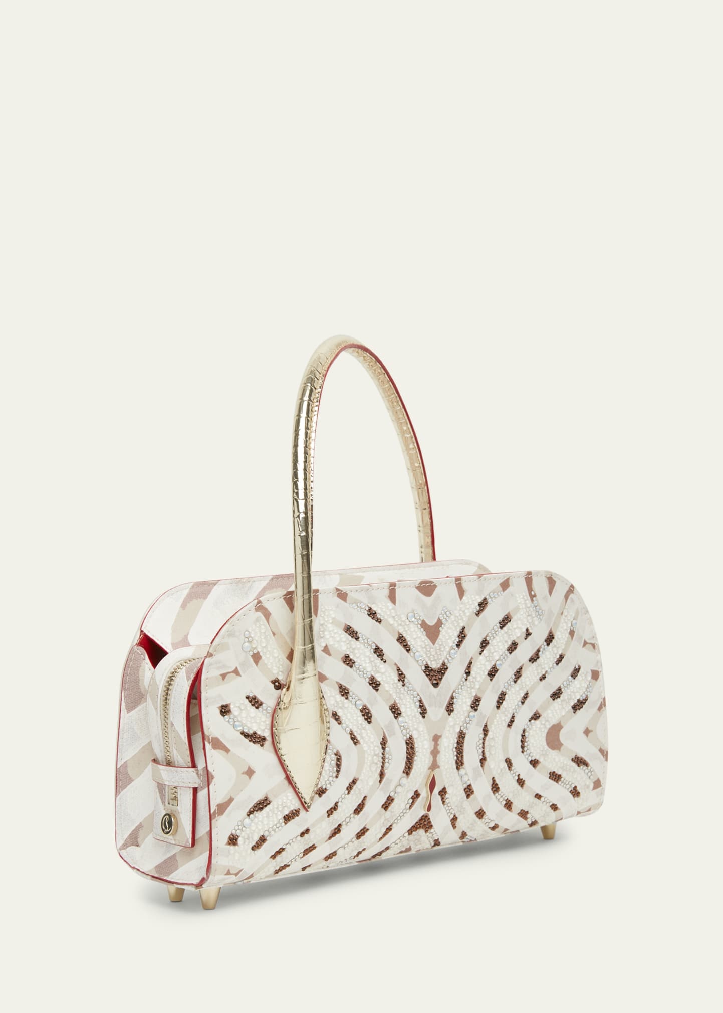 Eloise Top-Handle Bag in Gaagal Mirror Strass Leather - 2