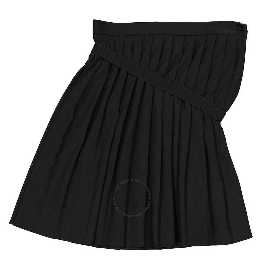 MM6 Maison Margiela Asymmetric Pleated Miniskirt - 5