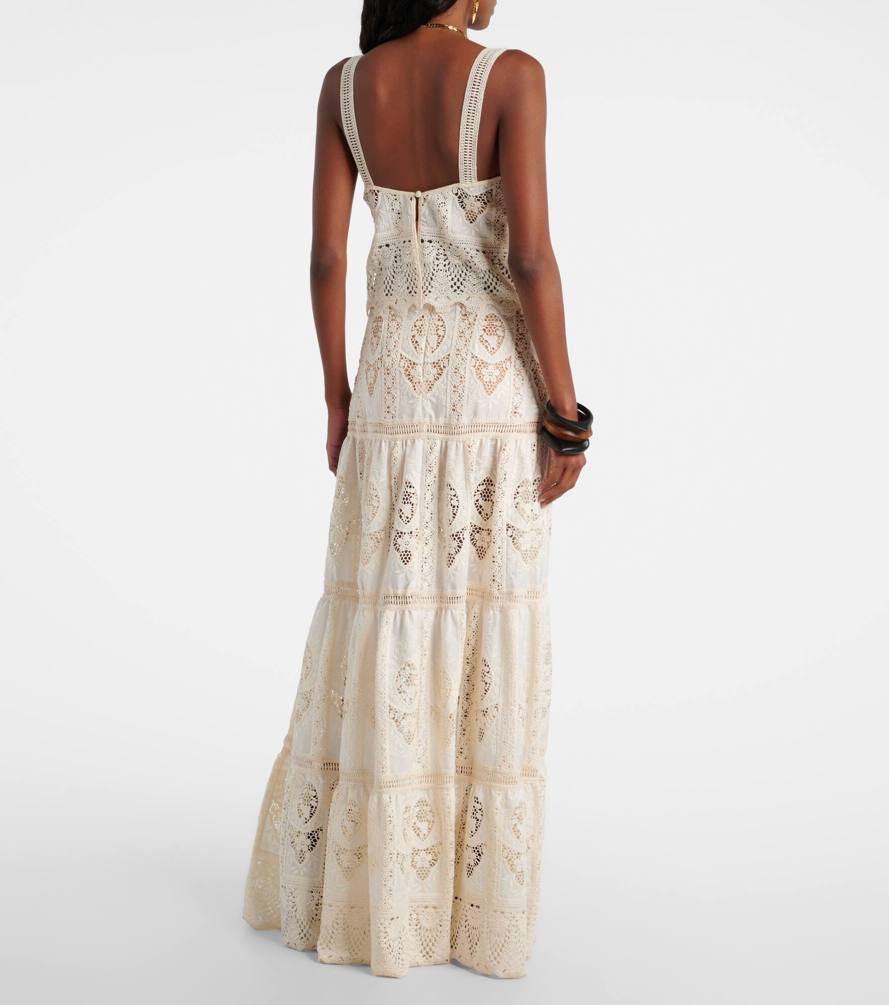 Embroidered voile top - 3