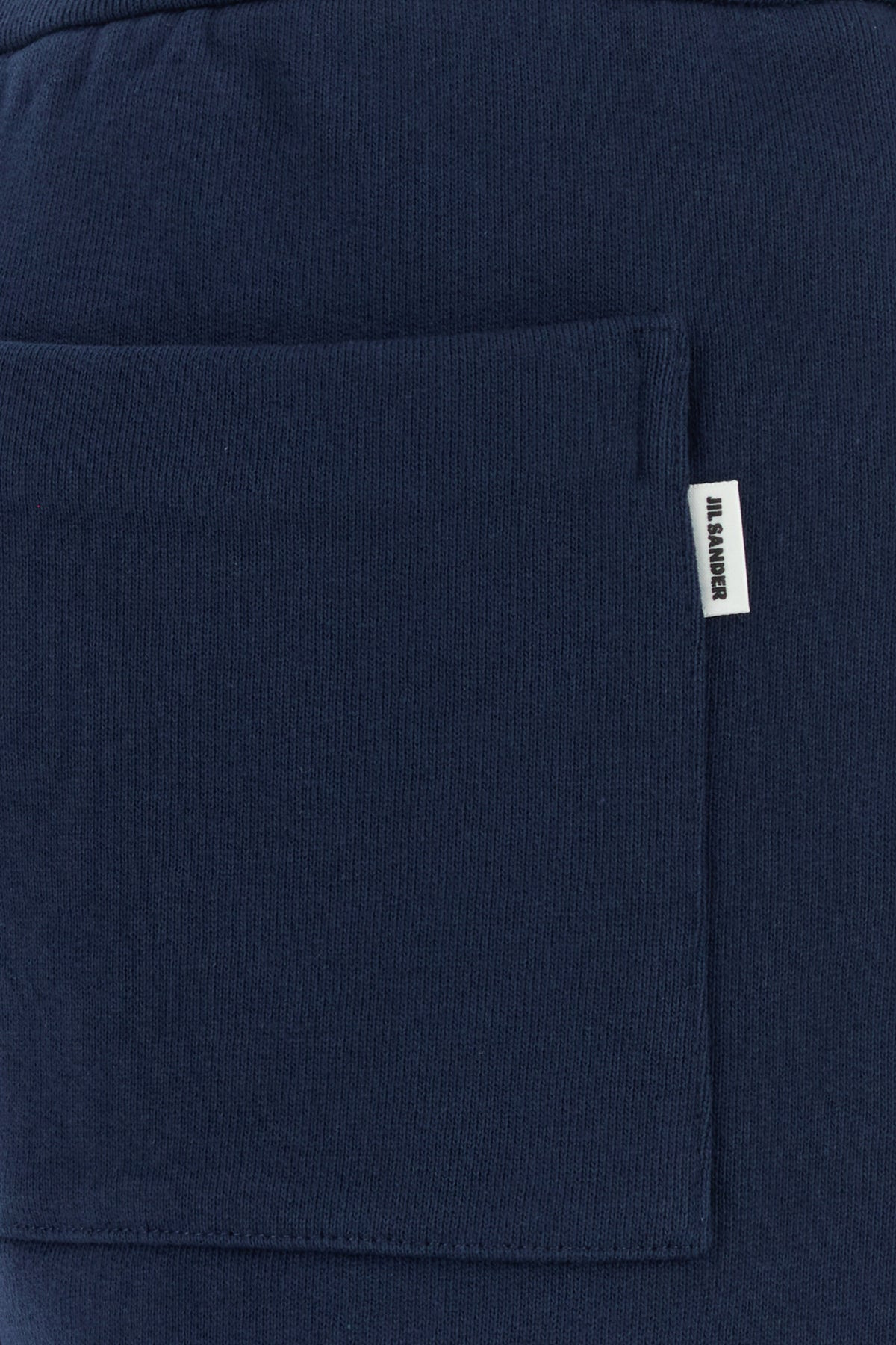 Navy blue cotton joggers - 3