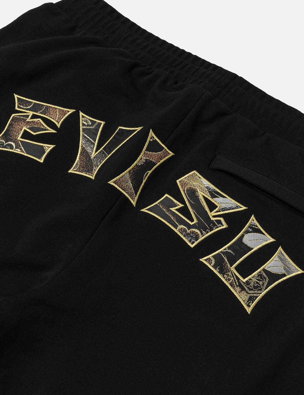 Seagull Embroidery EVISU Brocade Appliqué Straight Fit Sweatpants - 7