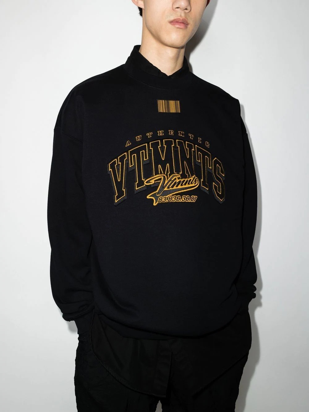 logo-embroidered sweatshirt - 2