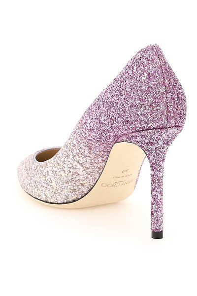 JIMMY CHOO GLITTER ROMY 85 PUMPS outlook