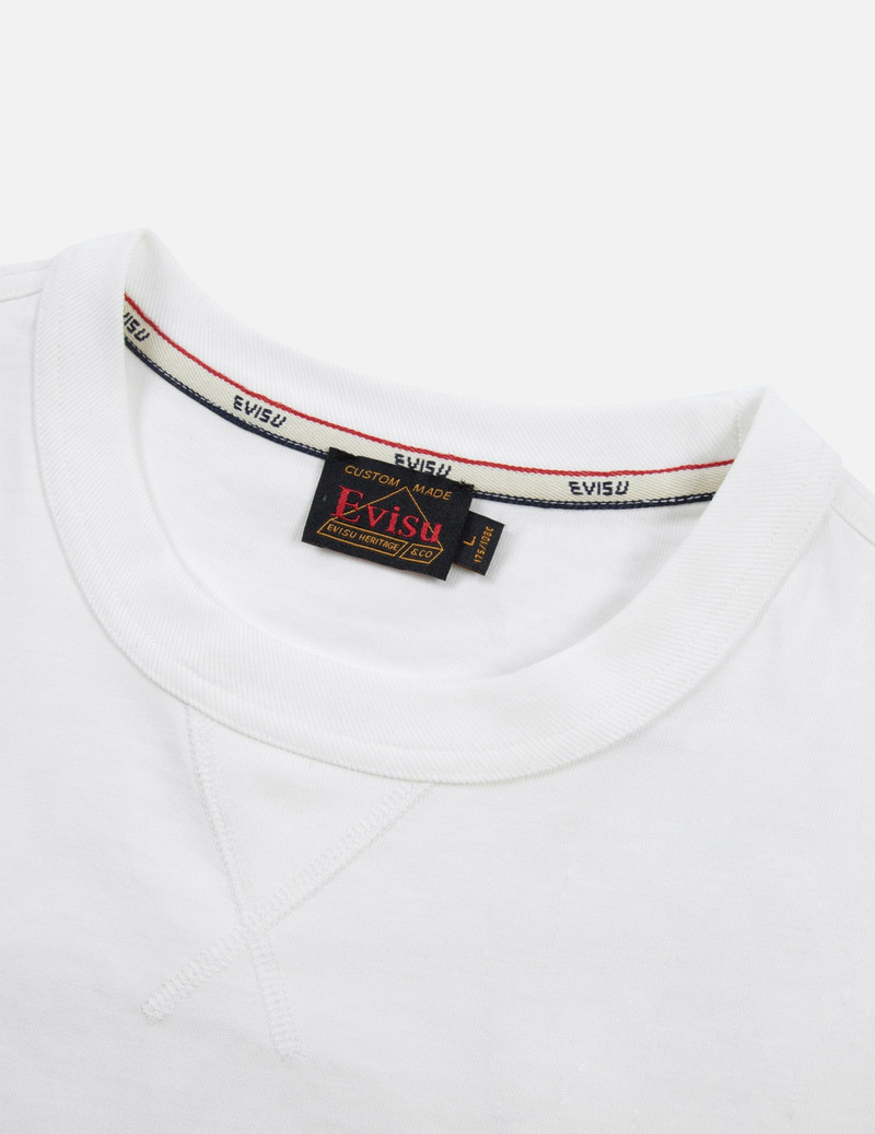 KAMON AND SEAGULL PATCHWORK APPLIQUÉ LOOSE FIT T-SHIRT 9