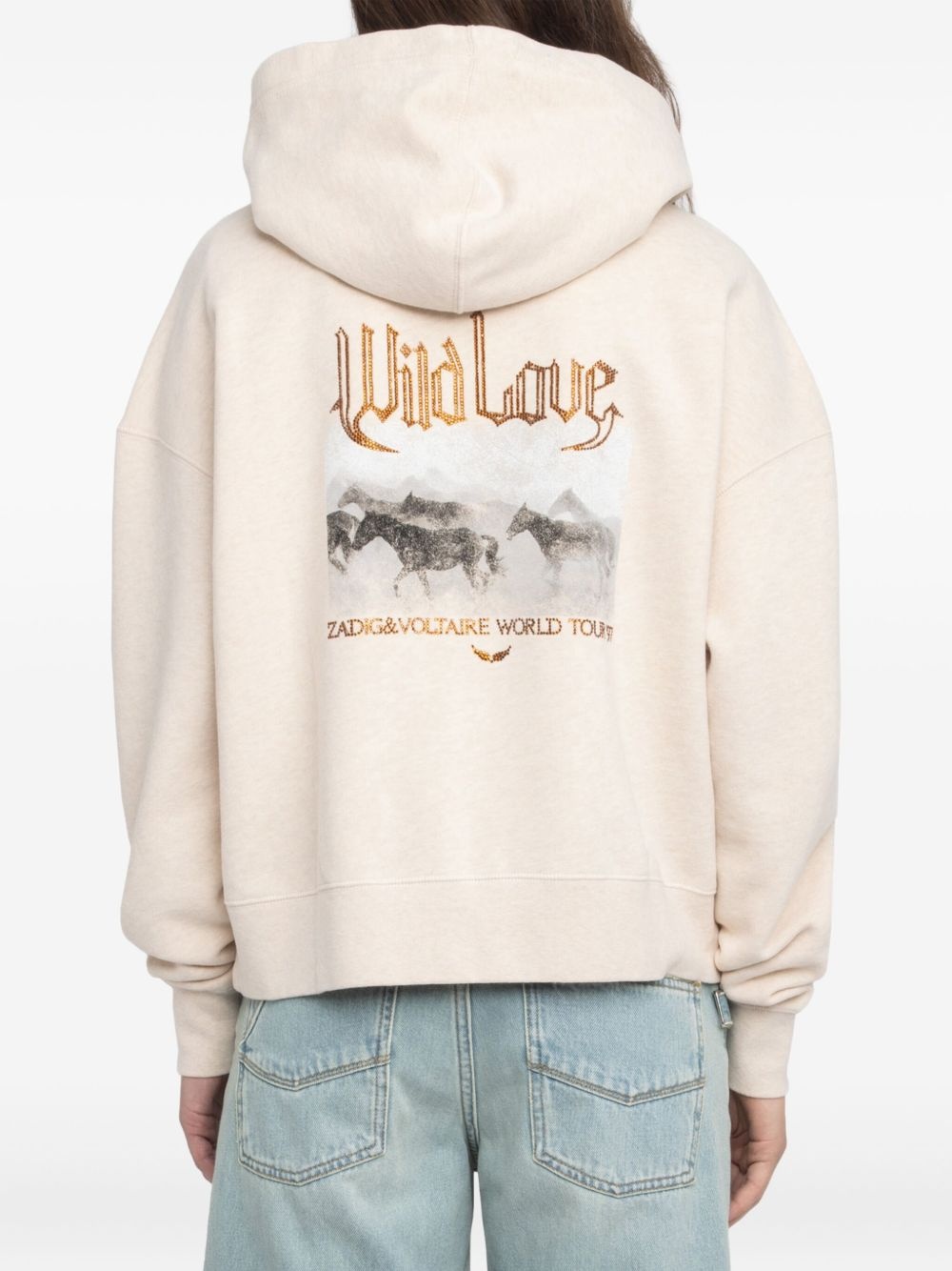 zip-front hoodie - 7