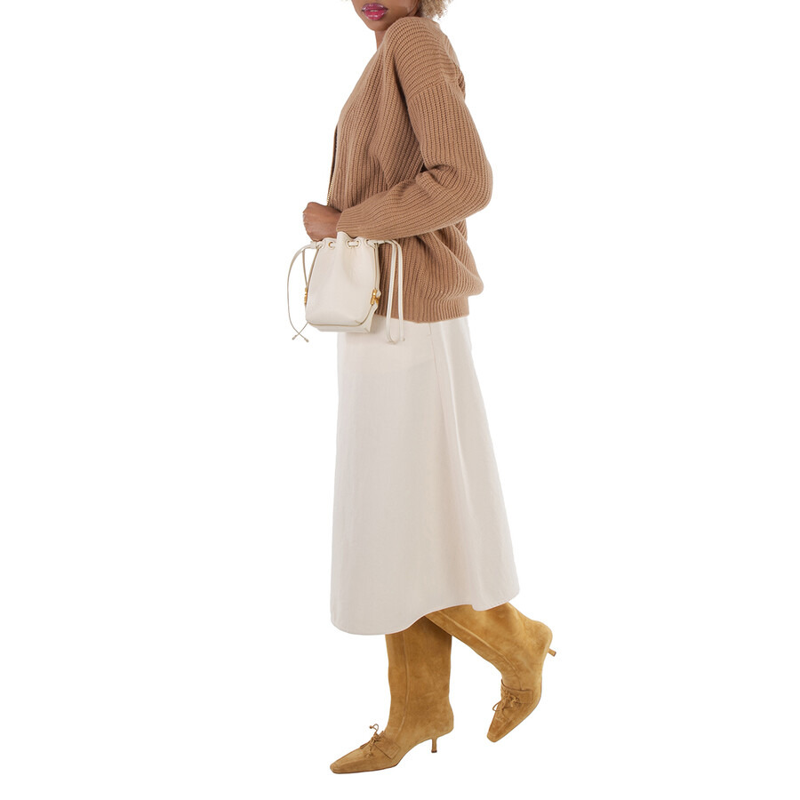 Chloe Marcie Grained Leather Micro Bucket Bag - 2