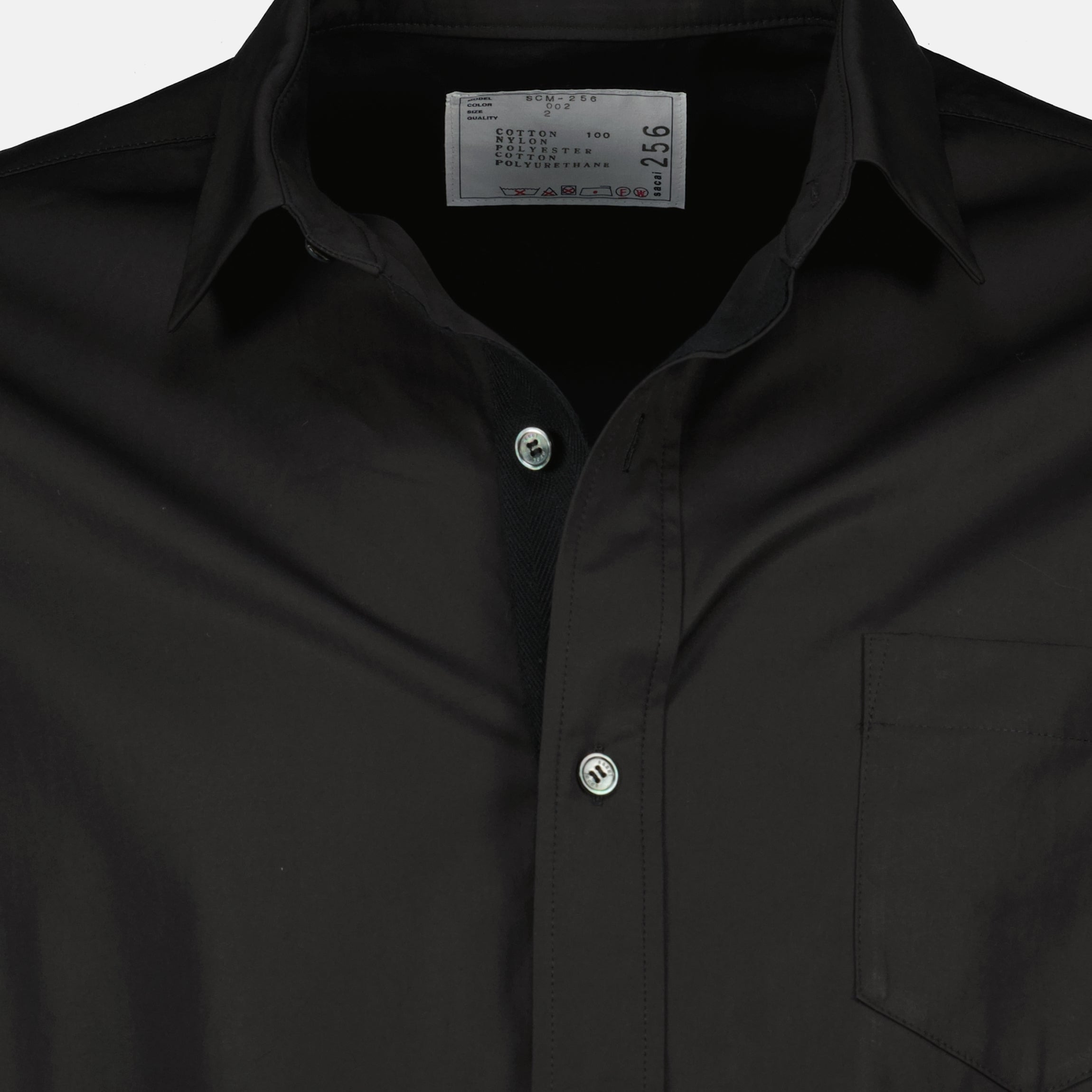Chemise en popeline et nylon - 3