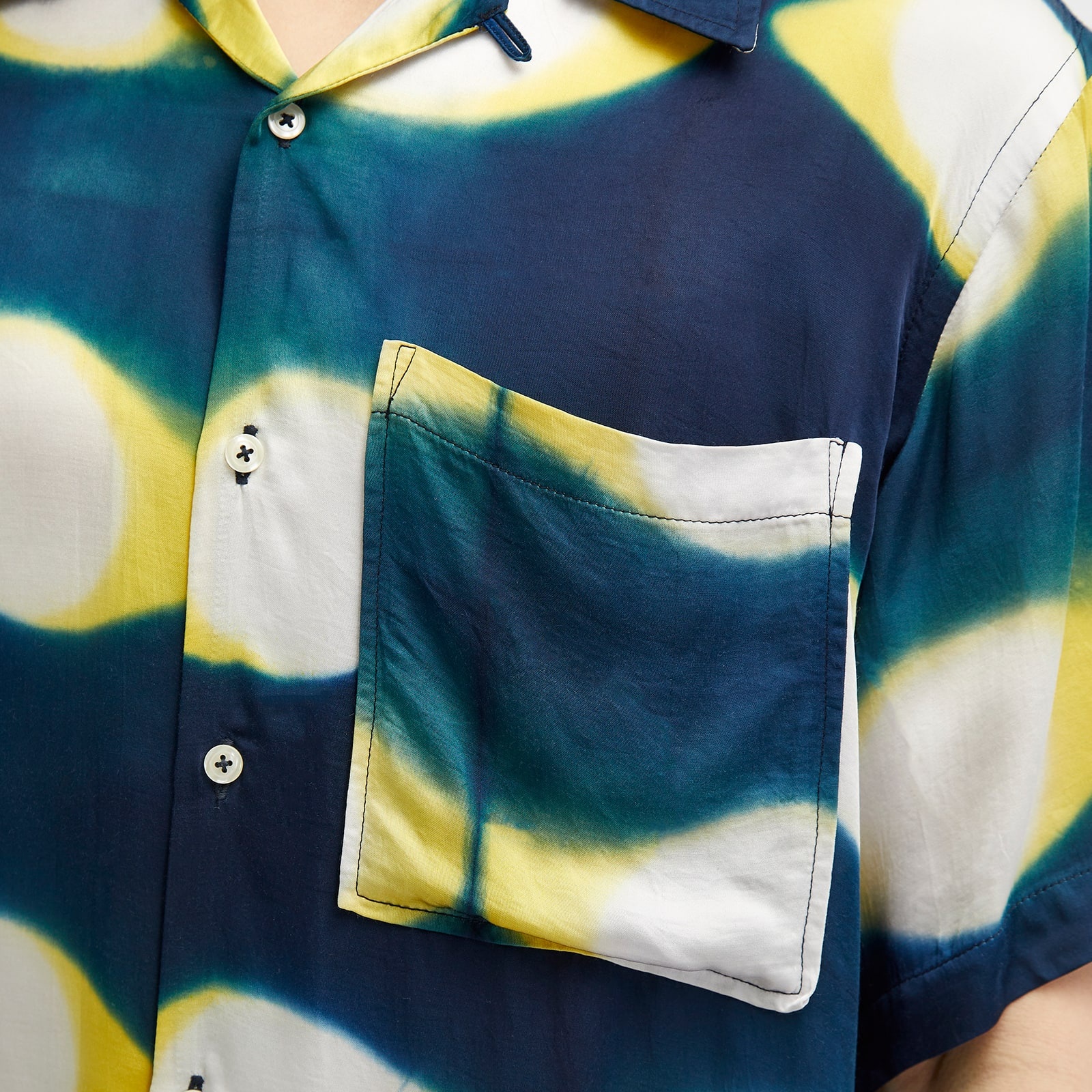 Universal Works Tie Dye Camp Shirt - 5
