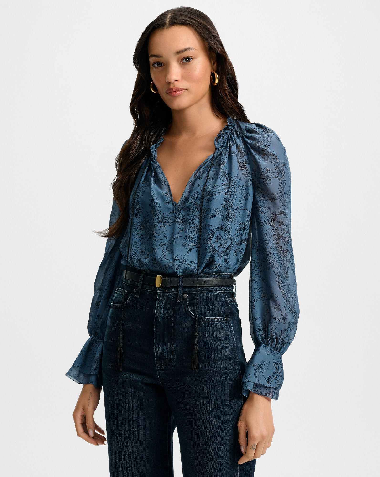 MAXIME SILK BLOUSE - 2