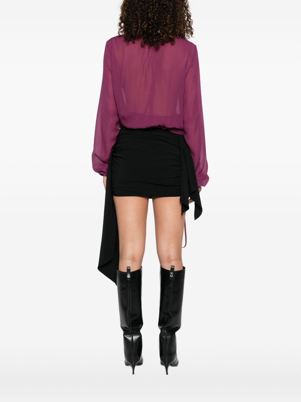 V-neck blouse - 4