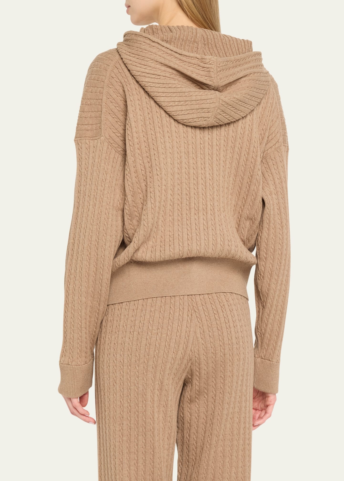 Cable-Knit Hoodie - 3
