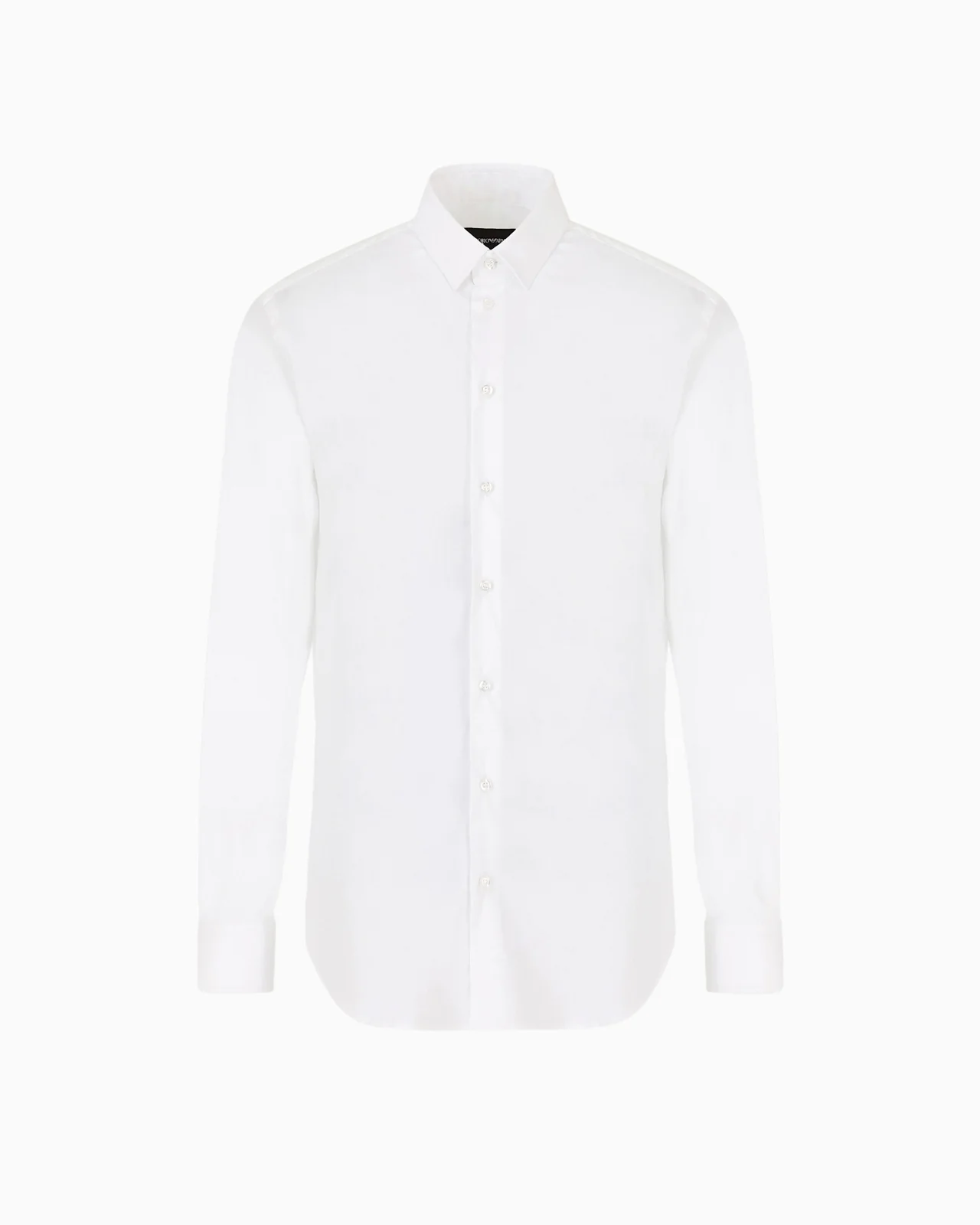 Stretch cotton poplin shirt - 1