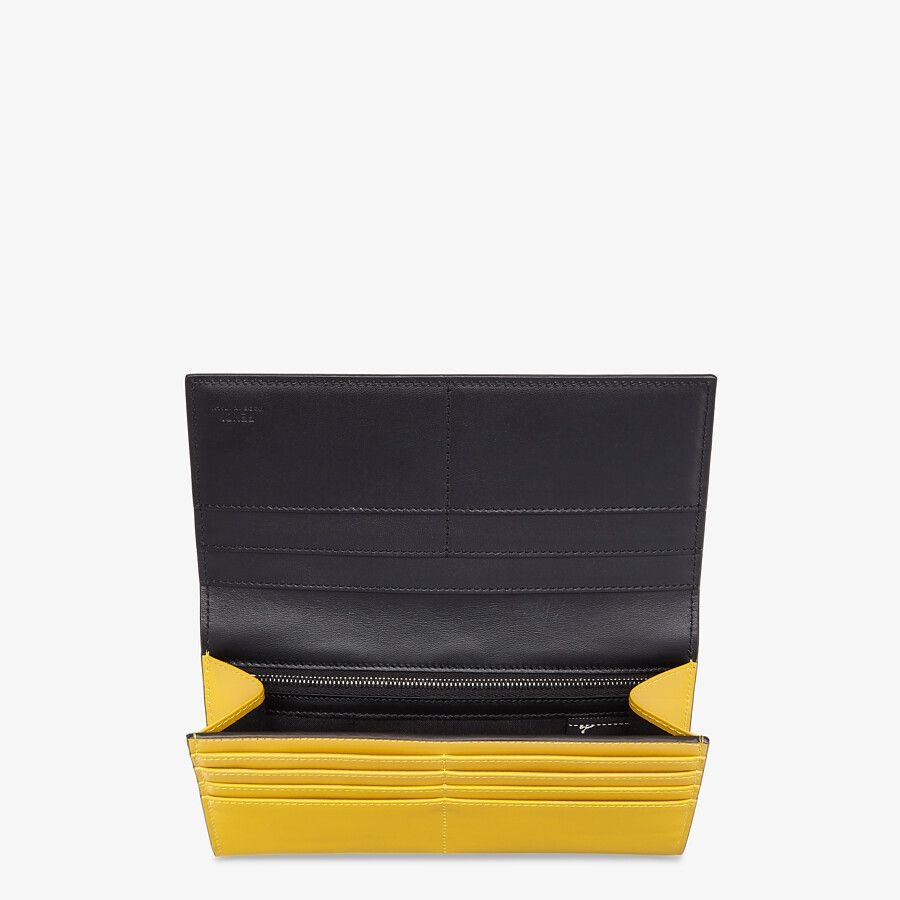 Yellow leather wallet - 3