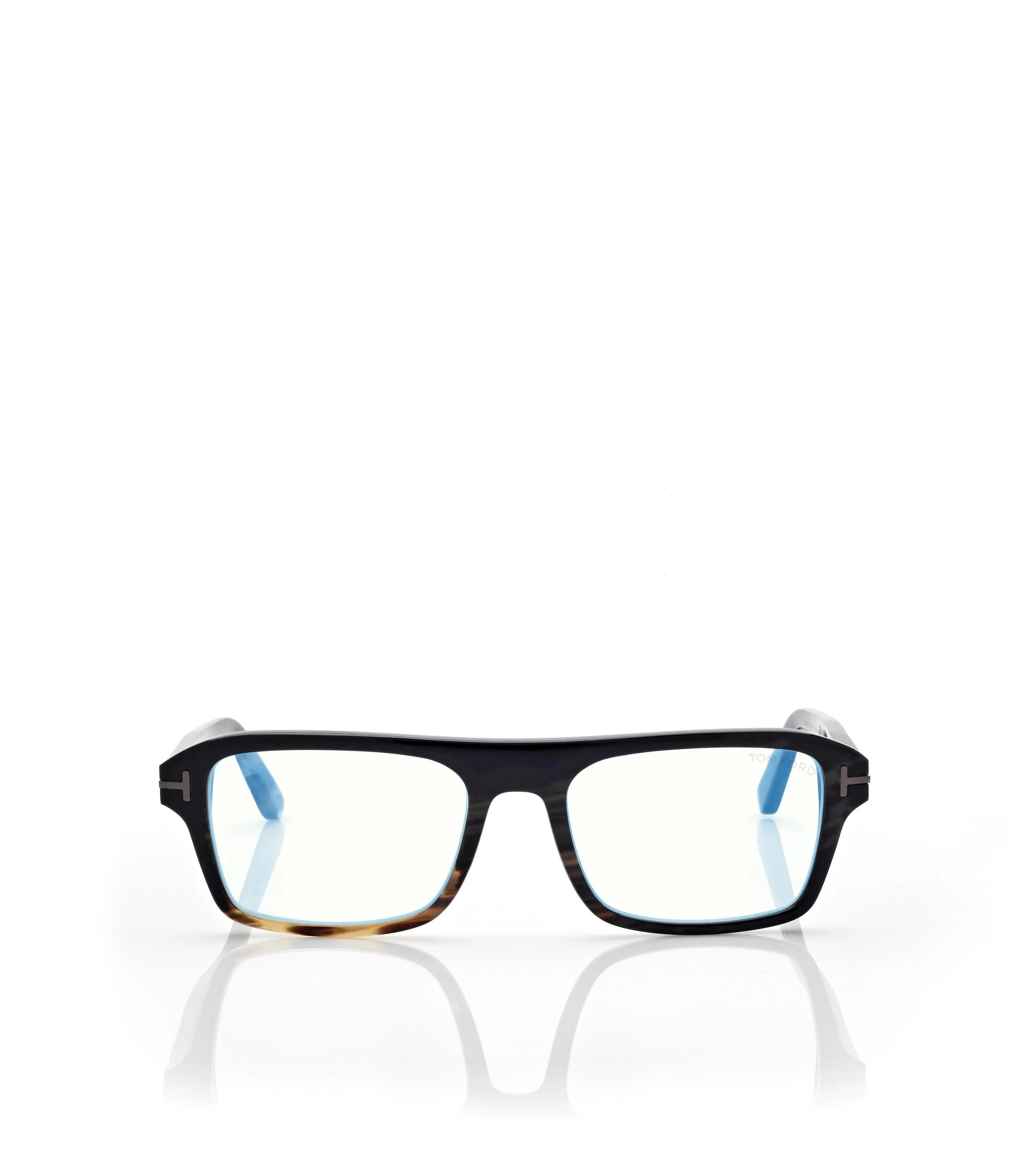 HORN RECTANGULAR BLUE BLOCK OPTICALS - 1