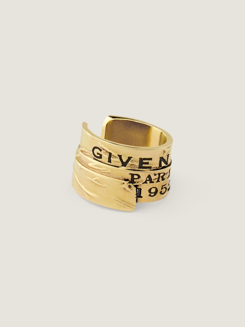 GIVENCHY TAPE EARCUFF IN METAL AND ENAMEL 1