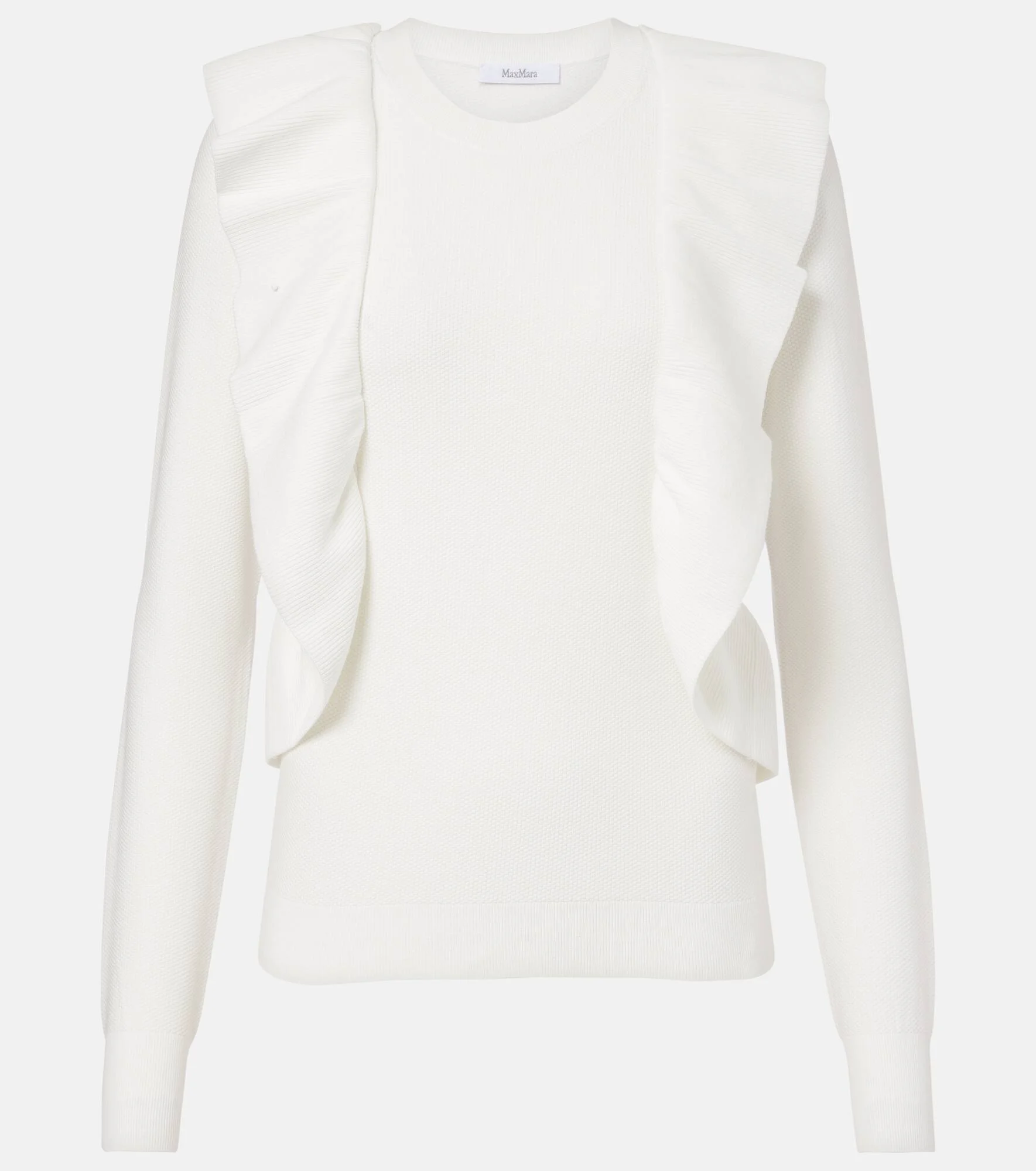 Agenzia knitted ruffled top - 1