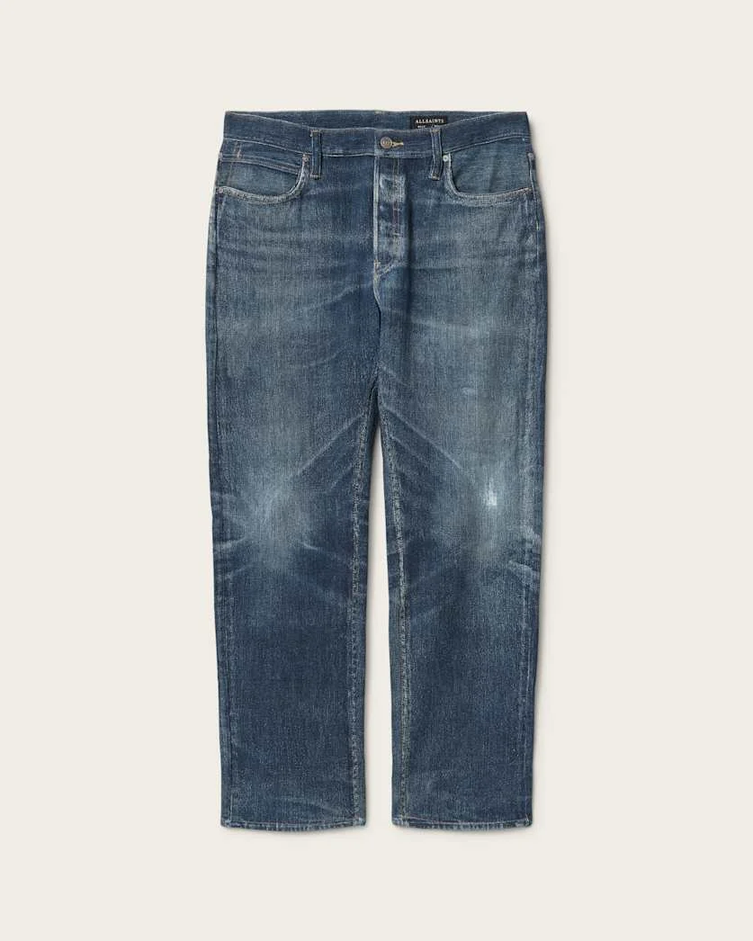 BEAD STRAIGHT LEG ILLUSION PANTS - 1