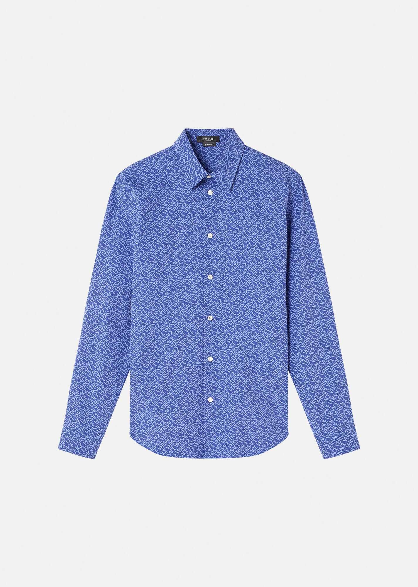 Logo Print Cotton Poplin Shirt - 1