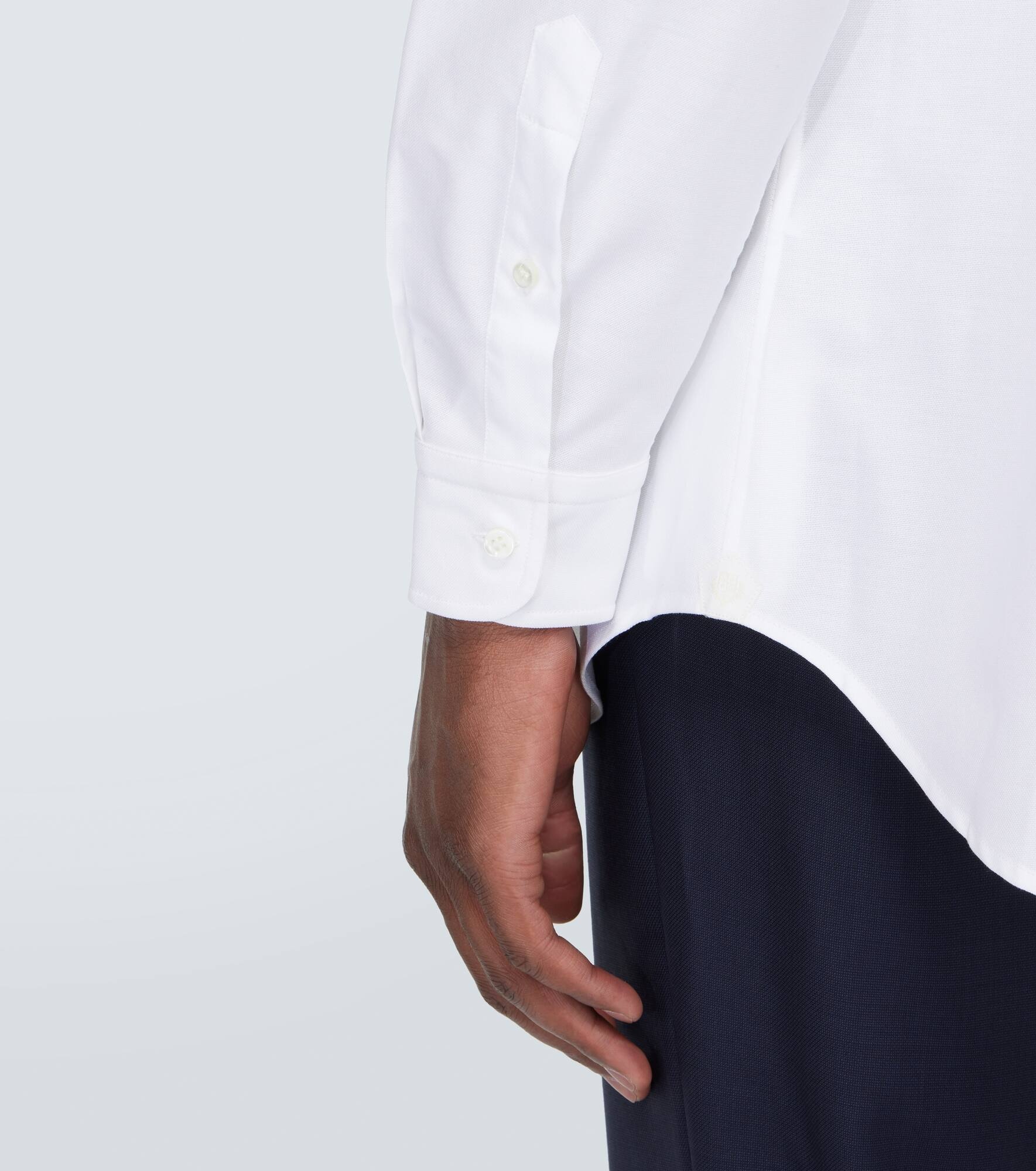 Agui cotton poplin Oxford shirt - 6