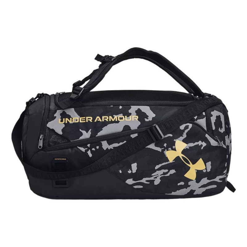 Under Armour Contain Duo Duffle Bag 'Black Grey Camo' 1361226-002 1