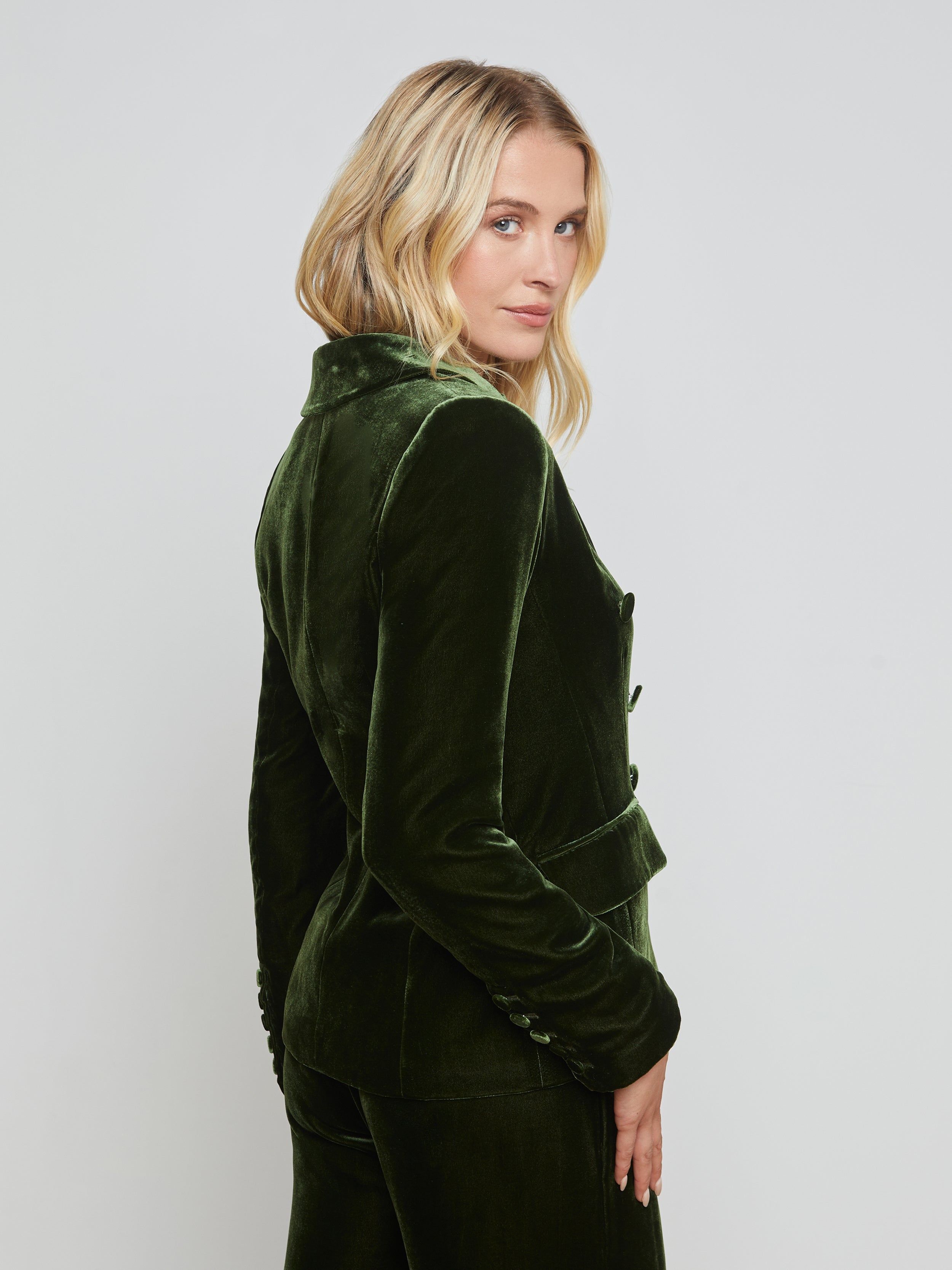 Kenzie Velvet Blazer - 5