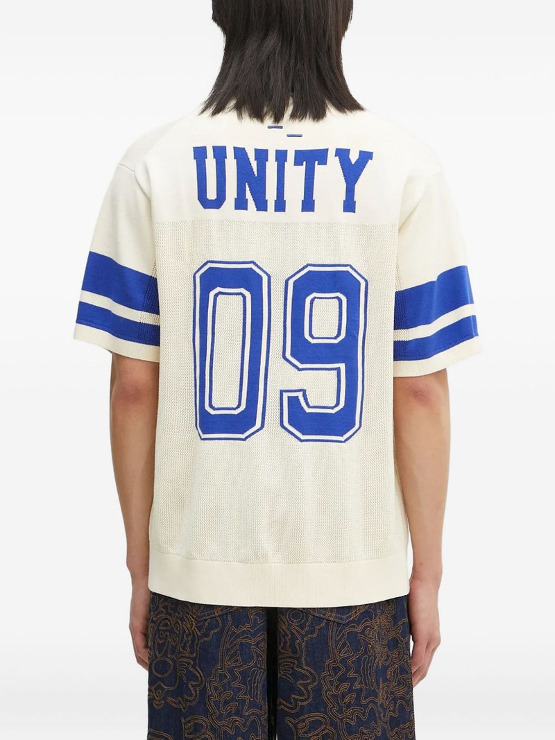 v-neck logo-print T-shirt 4