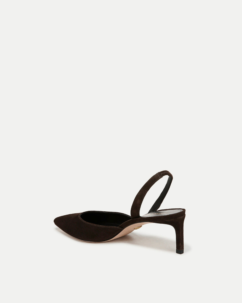 CAROLINE SUEDE SLINGBACK PUMP - 4