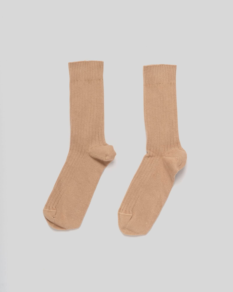 Rib Overankle Socks - Organic Cotton Rib 3