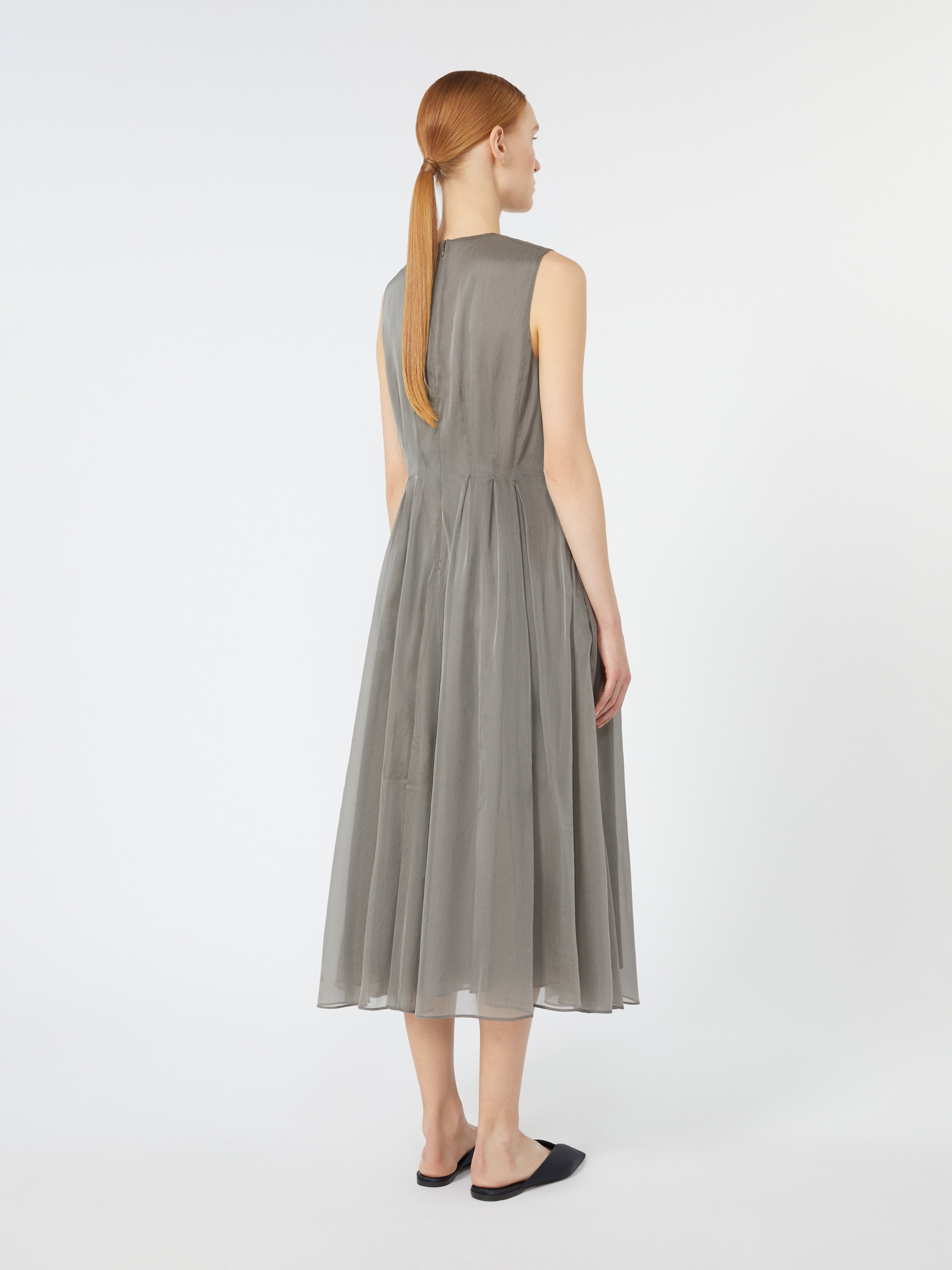 WALLY Silk-blend organza dress - 4