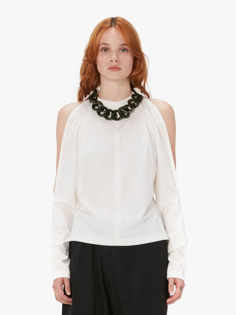 JW Anderson CHAIN LINK COLD SHOULDER TOP outlook