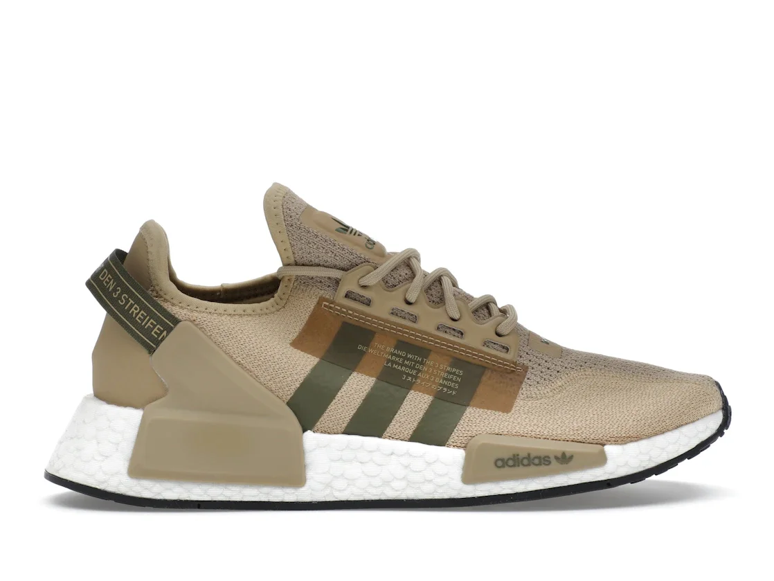 adidas NMD R1 V2 Beige Tone Focus Olive - 1