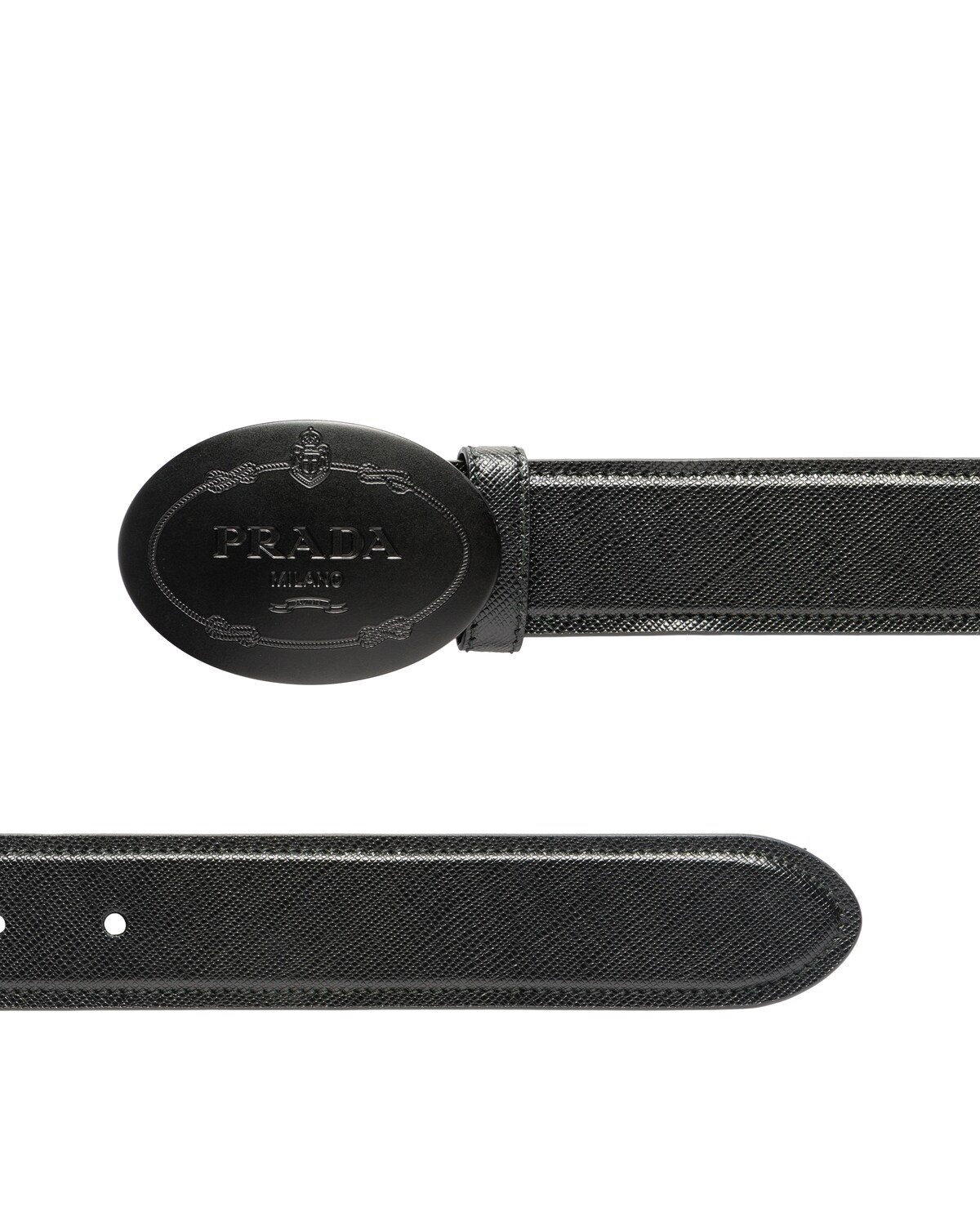 Saffiano leather belt - 3