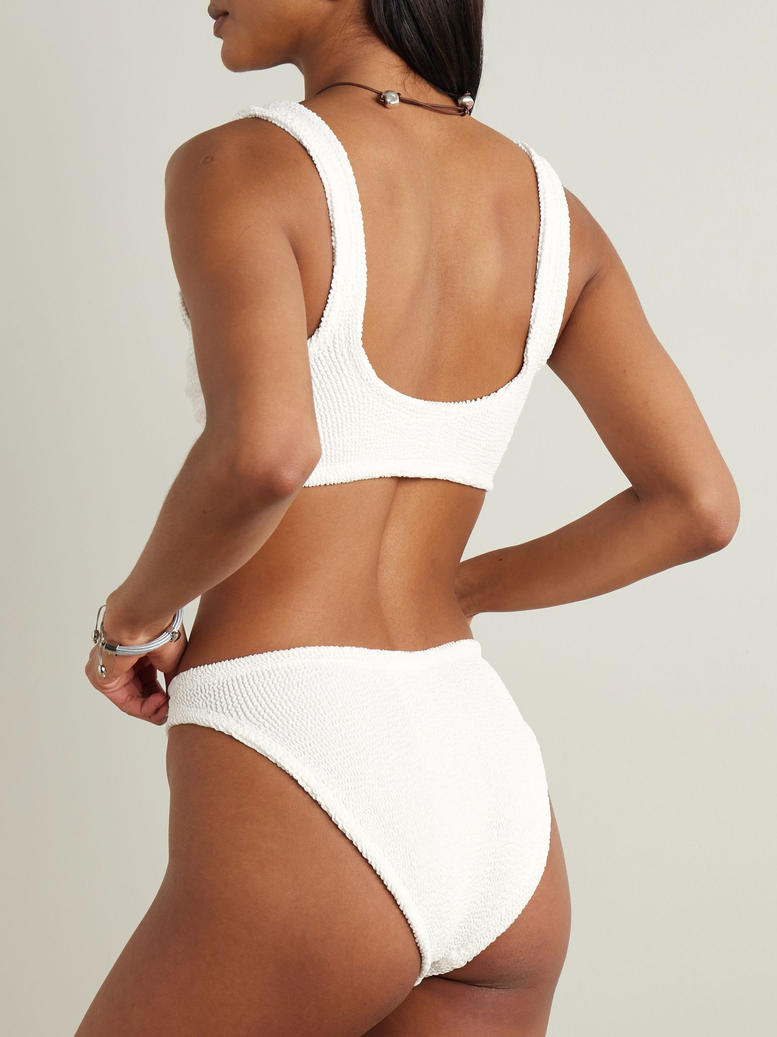 Bonnie seersucker bikini White - 3
