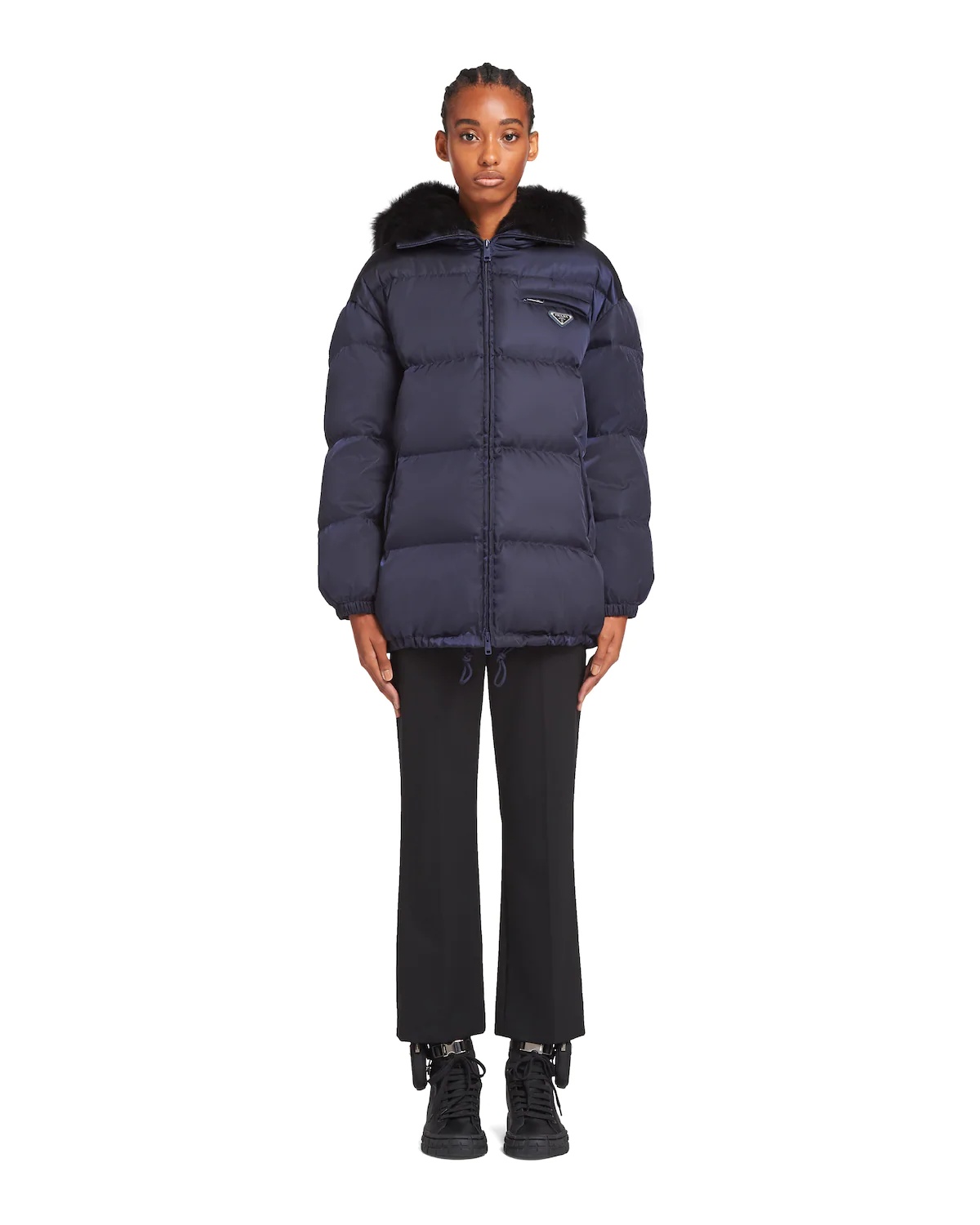 Re-Nylon gabardine puffer jacket - 2