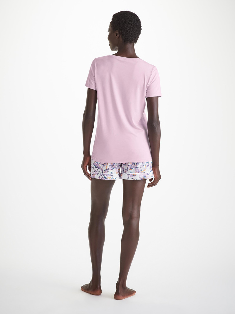 Women's T-Shirt Lara Micro Modal Stretch Wisteria 4