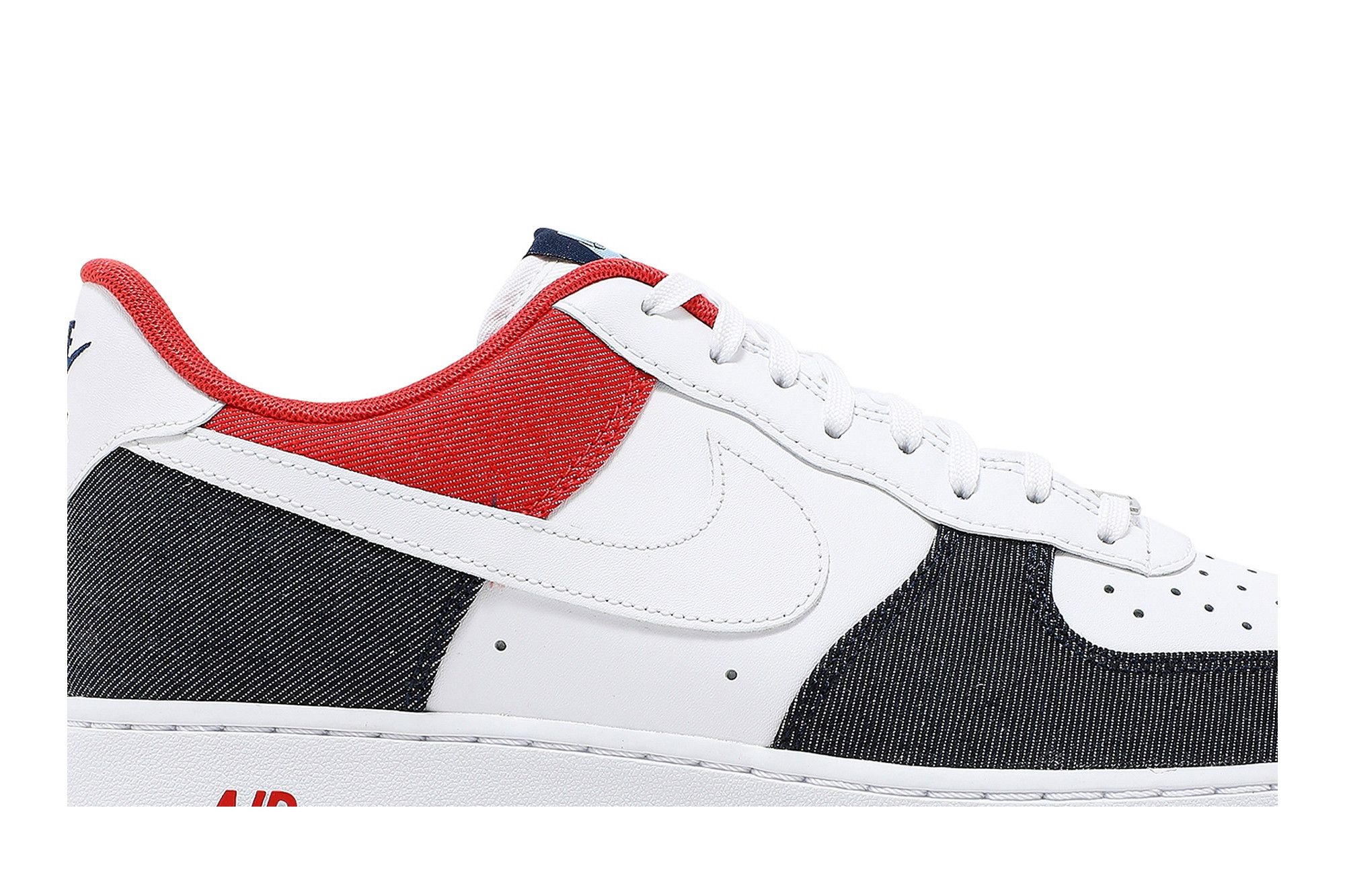 Air Force 1 '07 LX 'White Red Denim' - 2