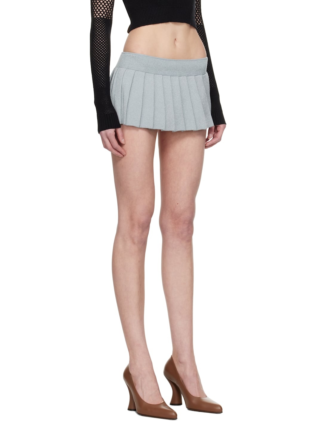Gray Tennis Skort - 2