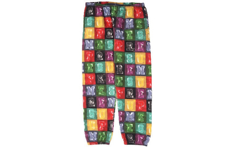Supreme Supreme Blocks Sweatpants 'Multi-Color' SUP-FW20-035 outlook