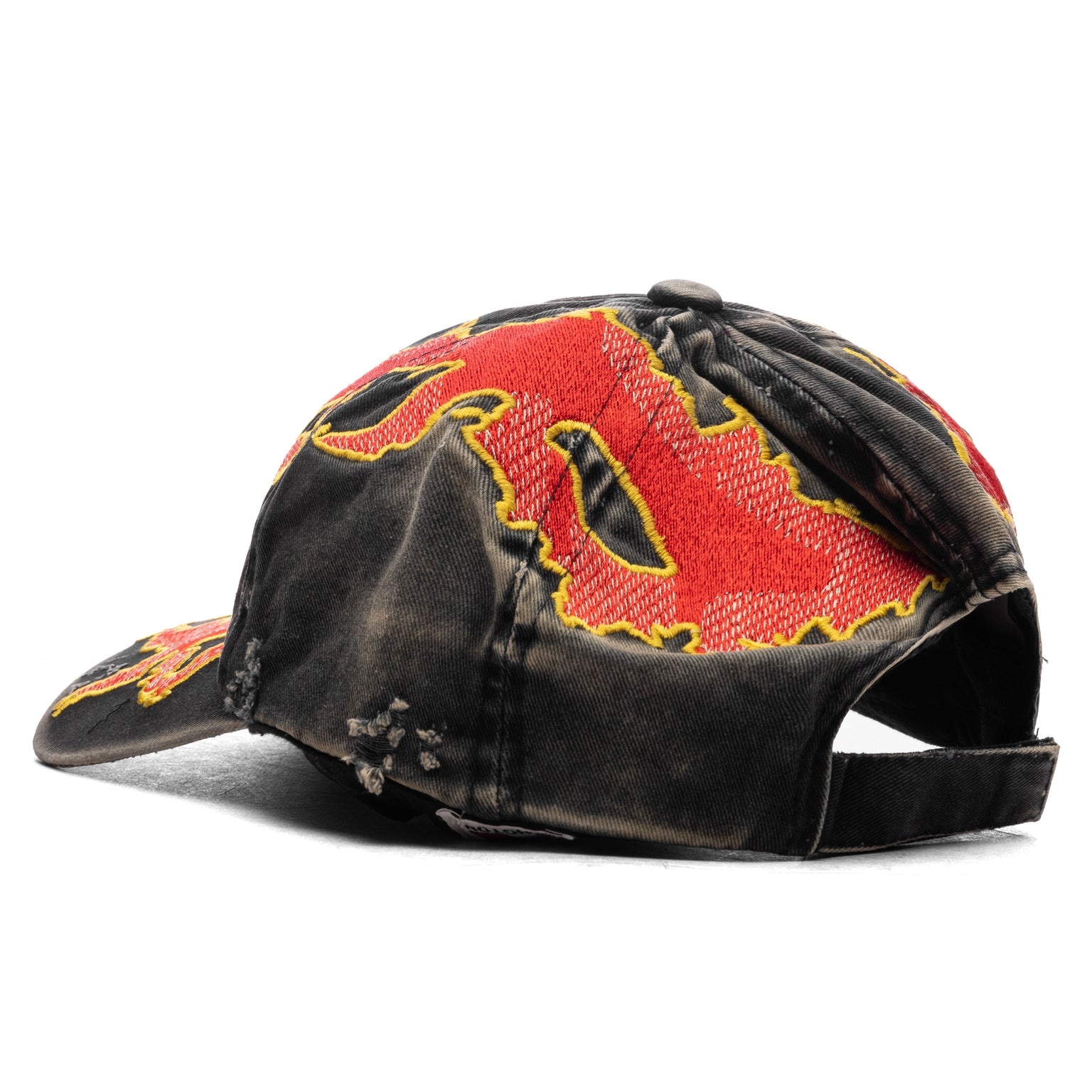 LAMBS CAP - BLACK/RED - 4