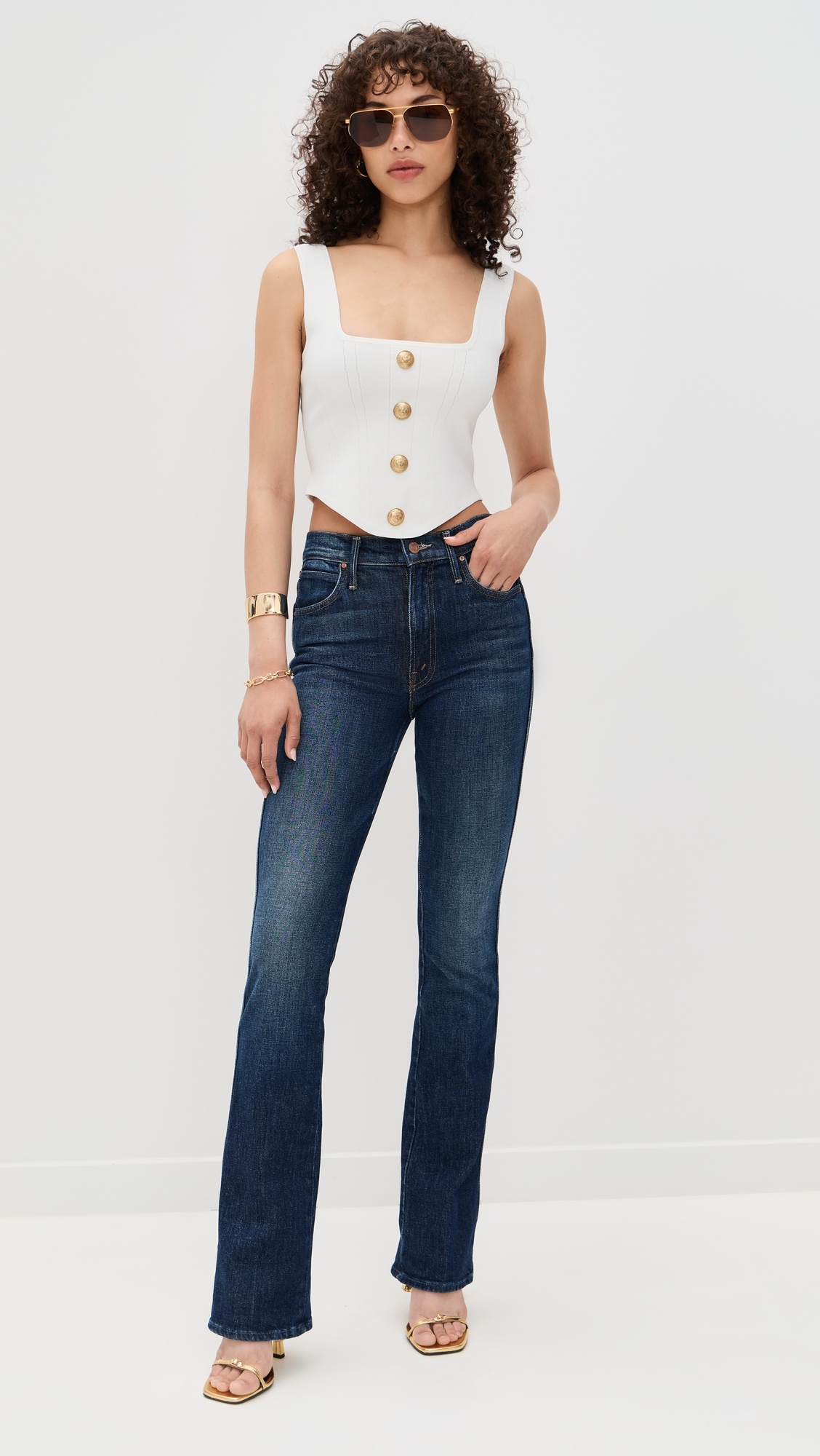 Saga Square Neck Knit Corset - 4