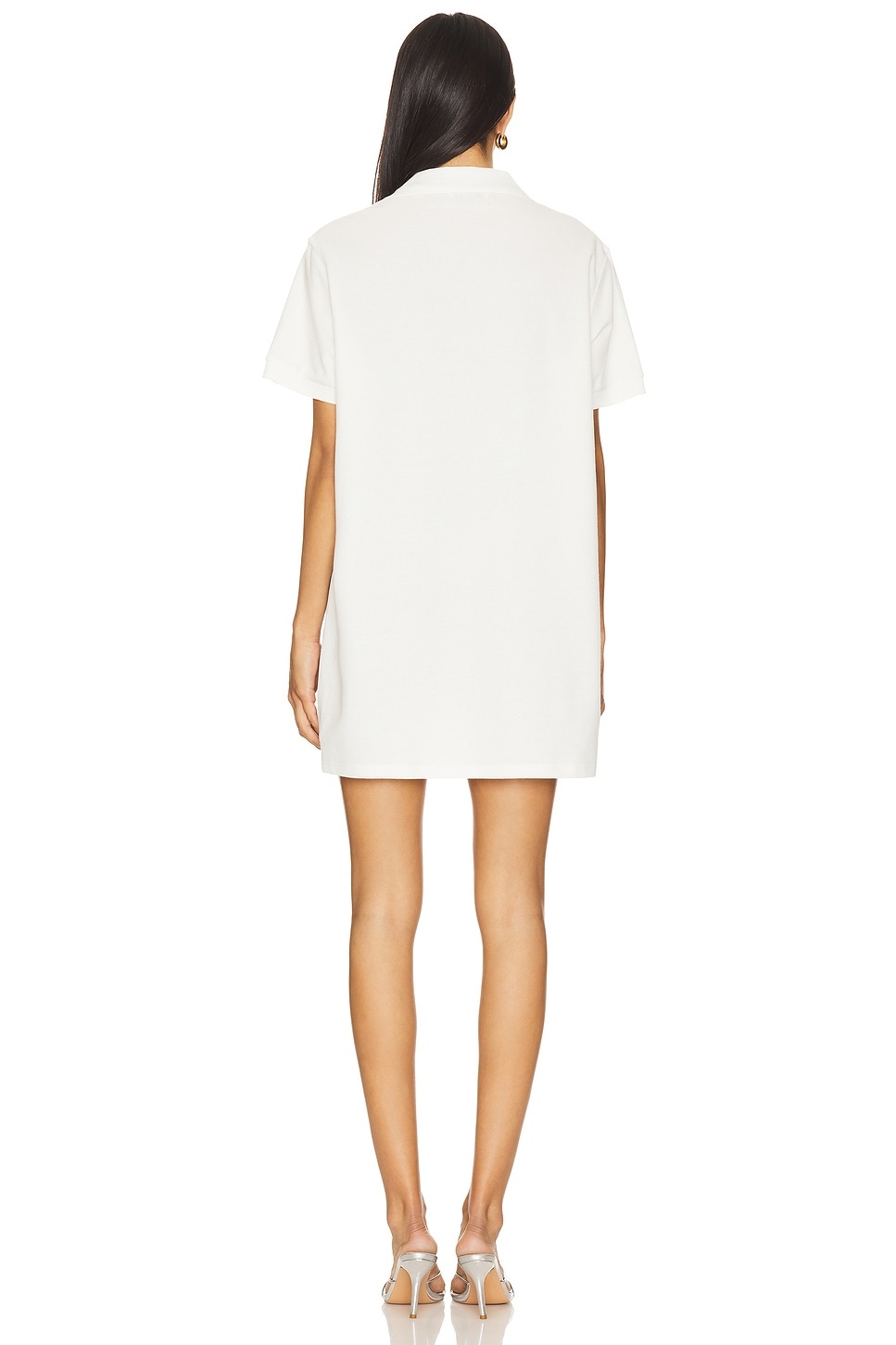Crystal Heart Cutout Polo Dress - 4