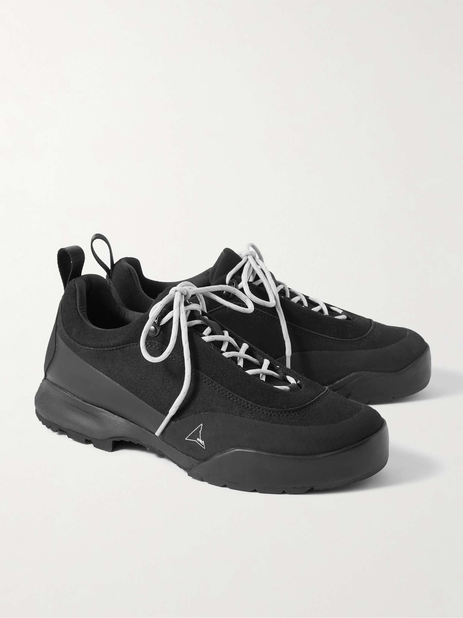Cingino Rubber-Trimmed Microfibre Hiking Sneakers - 4