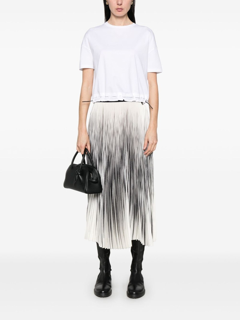 Herno drawstring-hem T-shirt outlook