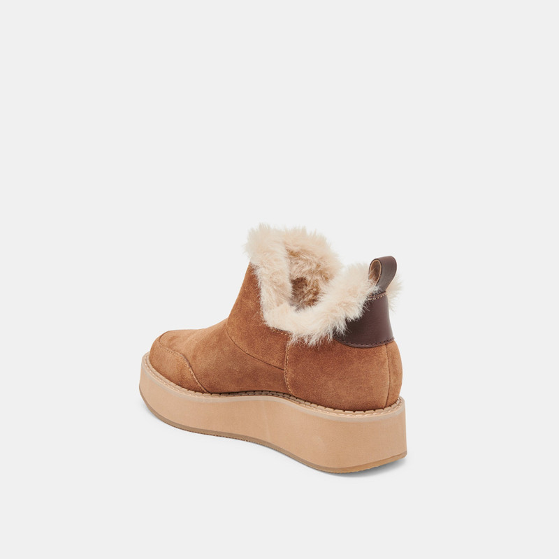 ARDY PLUSH H2O BOOTIES PECAN SUEDE 5