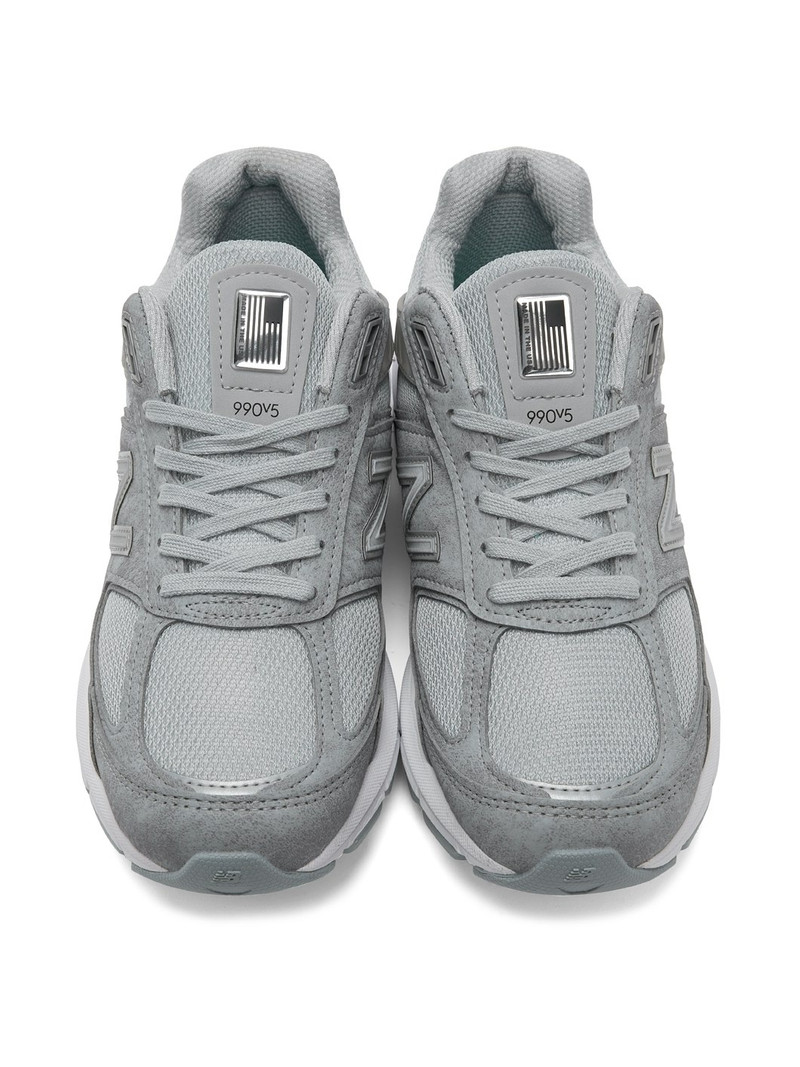 New Balance Grey Made in US 990v5 Sneakers outlook