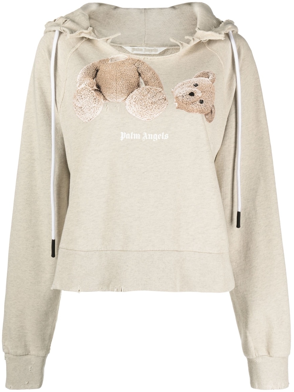 Bear graphic-print hoodie - 1