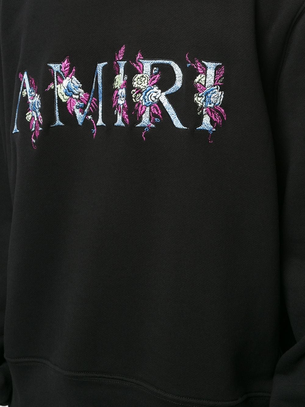 embroidered-logo sweatshirt - 5