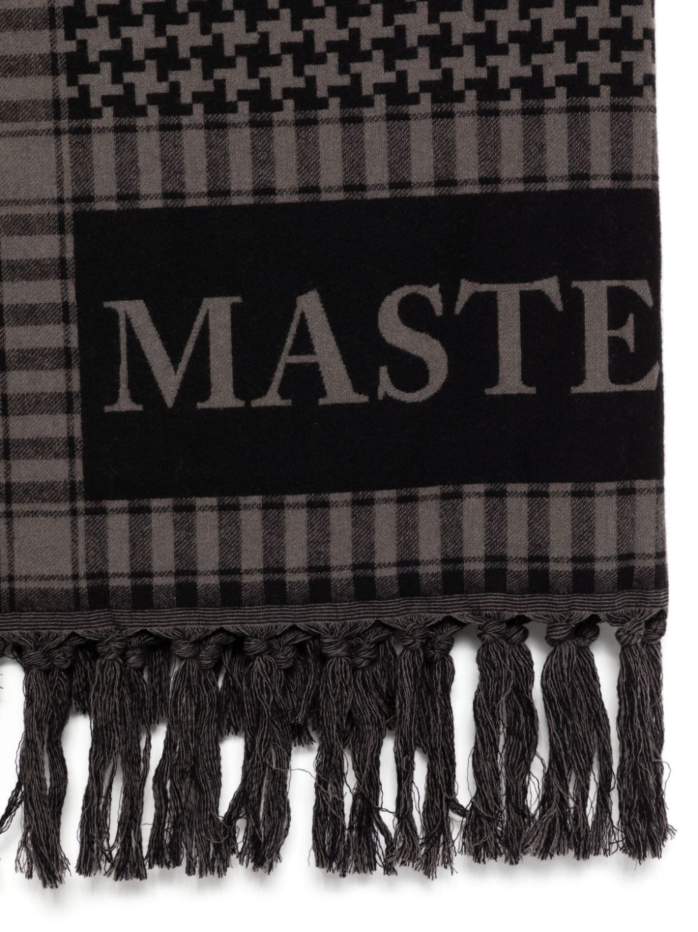 logo-print scarf - 2